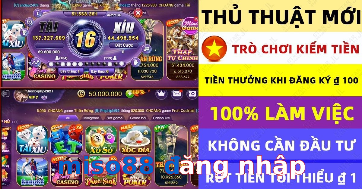 miso88 đăng nhập